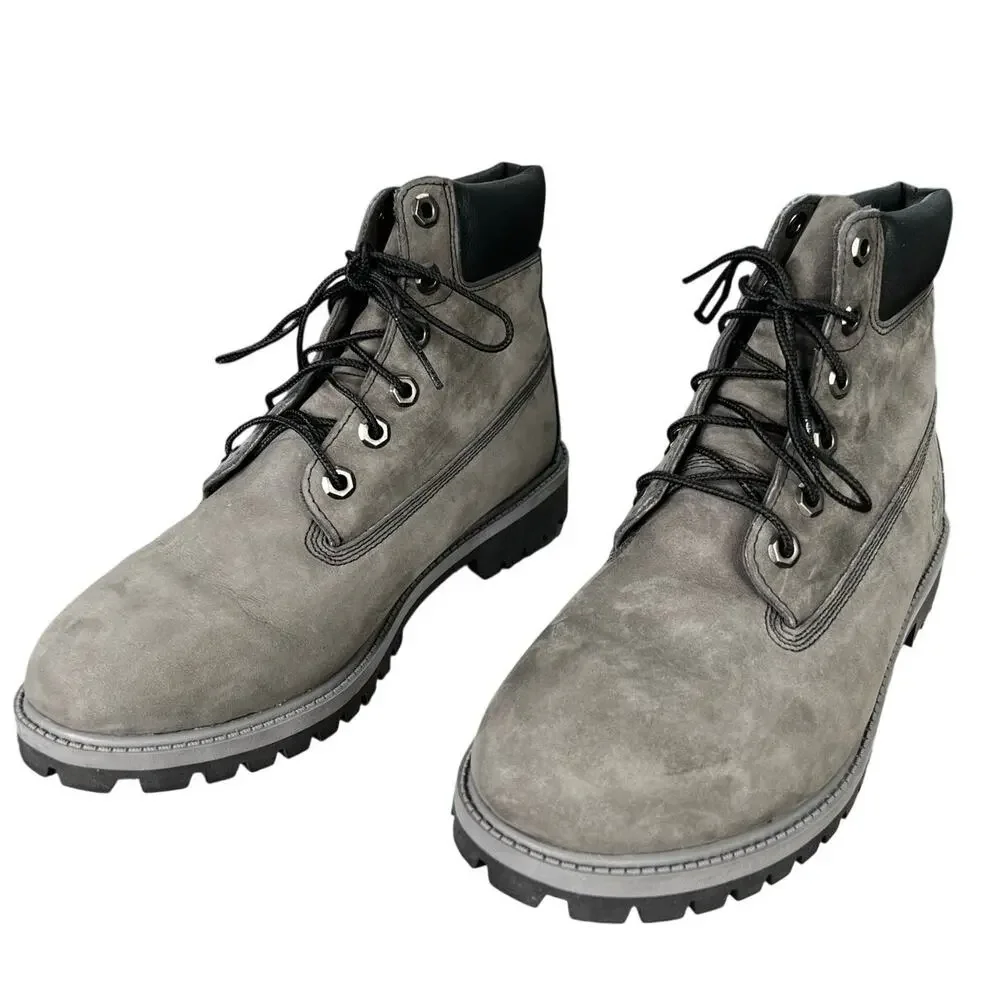 Timberland Men’s 6” Premium Grey Suede Chukka Boot Size US 7